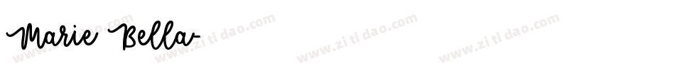 Marie Bella字体转换